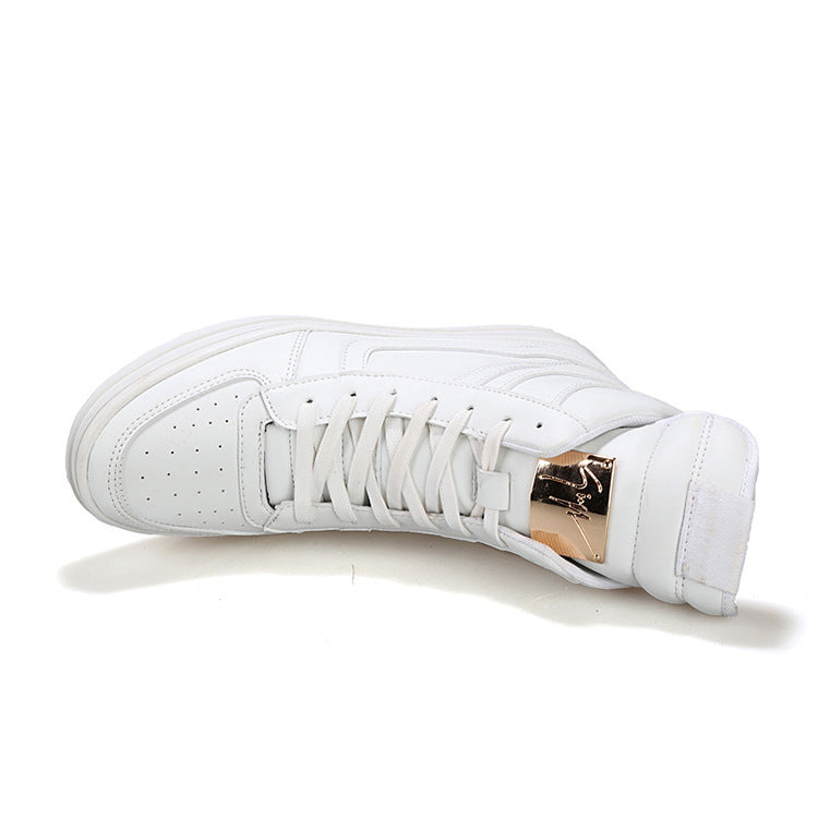 High-top shoes white shoes male Lazada shoes men's youth men's shoes winter shoes white shoes