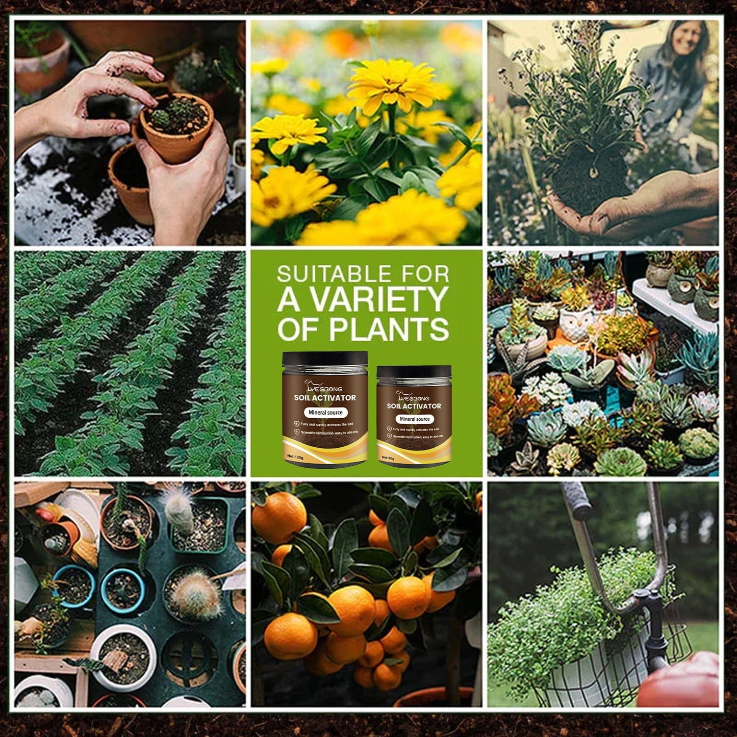 Gardening Fertilizer For Preventing Compaction And Promoting Rooting