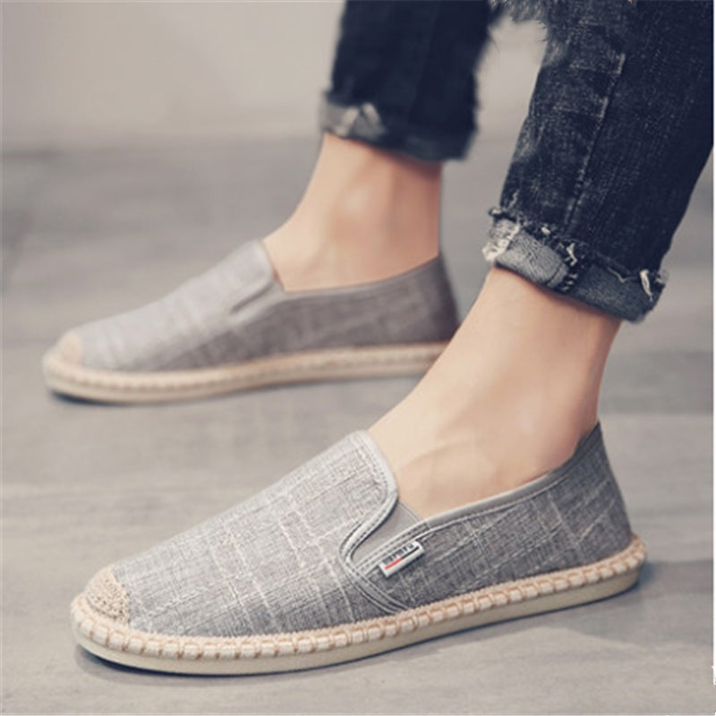 Fisherman linen canvas shoes