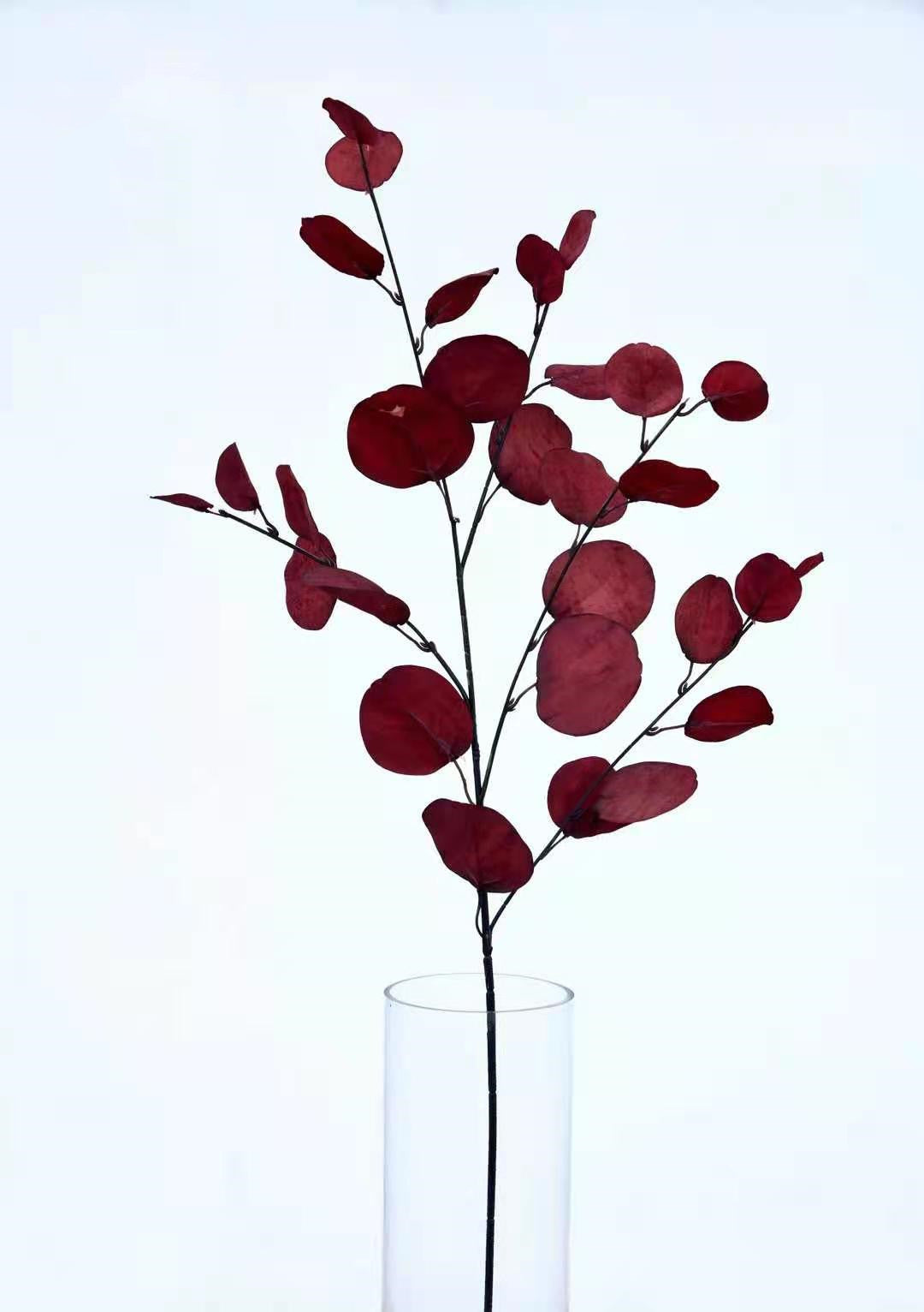 Simple Green Plants Fake Flowers Nordic Soft Fake Apple Branches