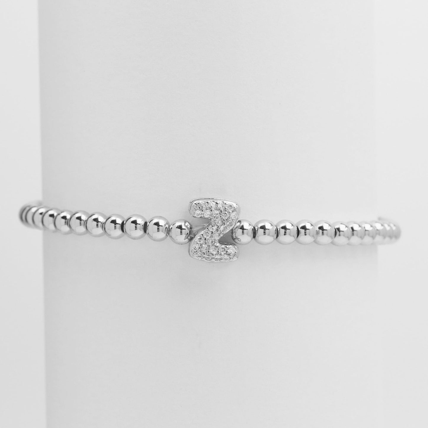 Brass Micro-inlaid Bubble Balloon Diy26 English Letters Beaded Bracelet