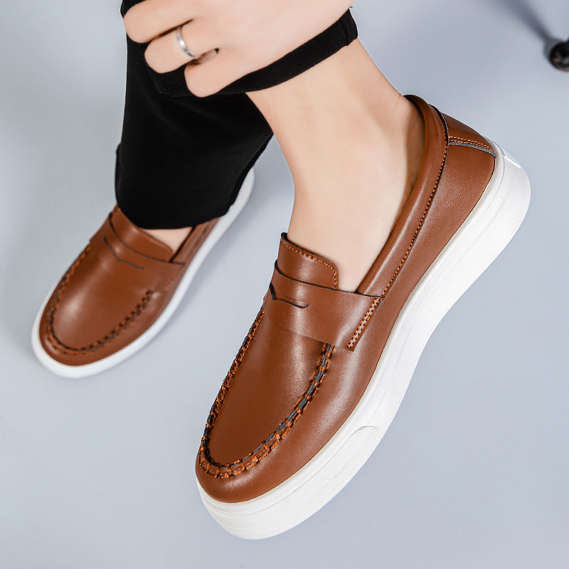 British Style Fashion Casual Leather Shoes