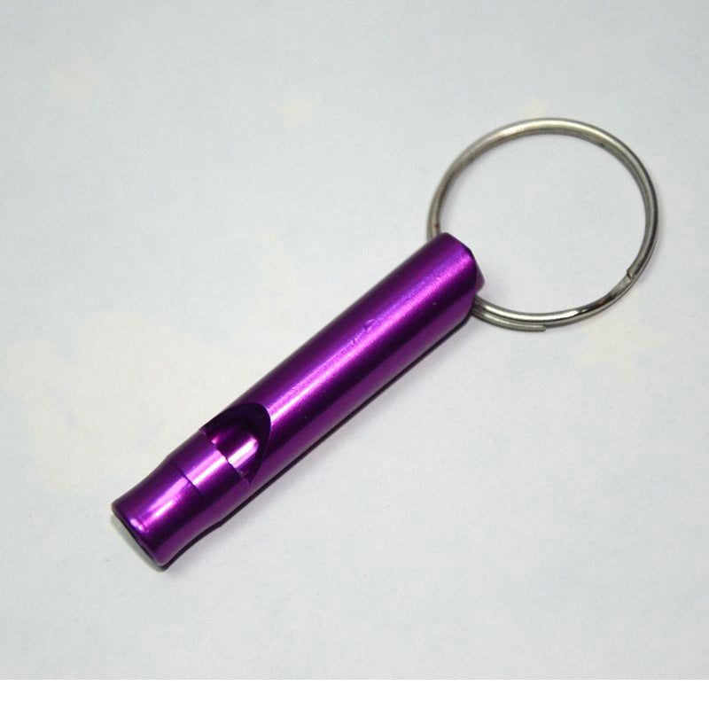 Outdoor Portable And Simple Aluminum Alloy Rescuing Whistle