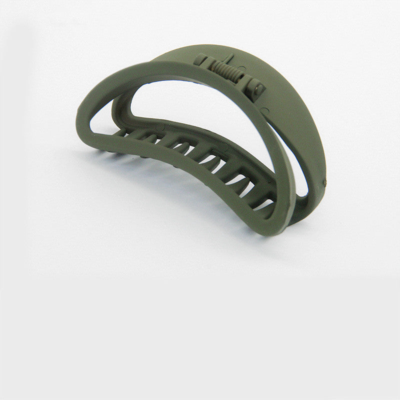 Acrylic frosted hair gripping clip paw hair clip