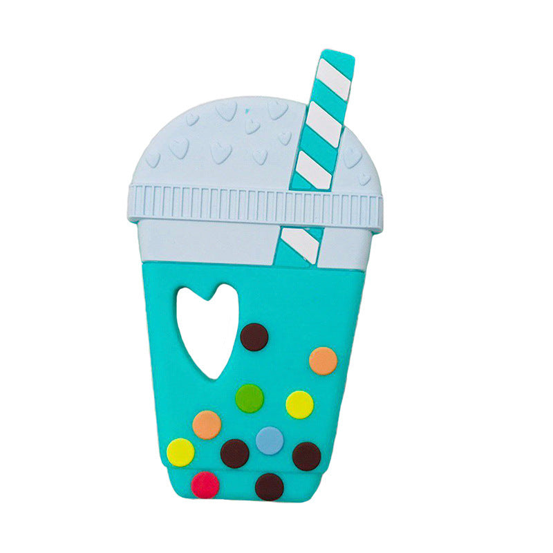 1pc Animal Series Teether Silicone Pendant Accessories Unicorn Raccoon Flamingos Teether