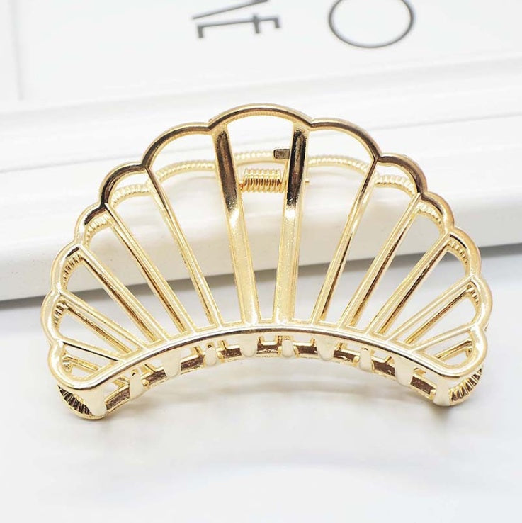 Minimalist wind metal clip hair clip