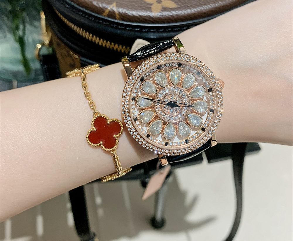 Women's Niche Diamond Luxury Rainbow Watch