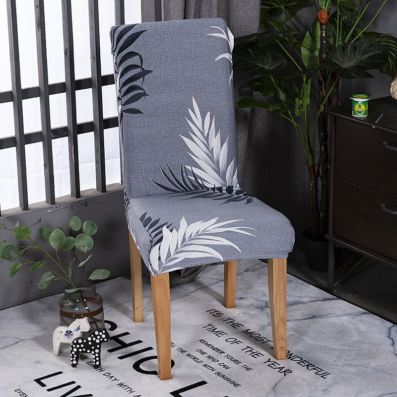 One-piece half-pack stretch chair cover