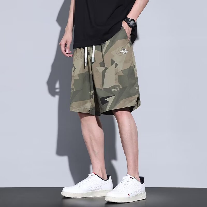 Men's Loose Breathable Quick-drying Camouflage Workwear Shorts