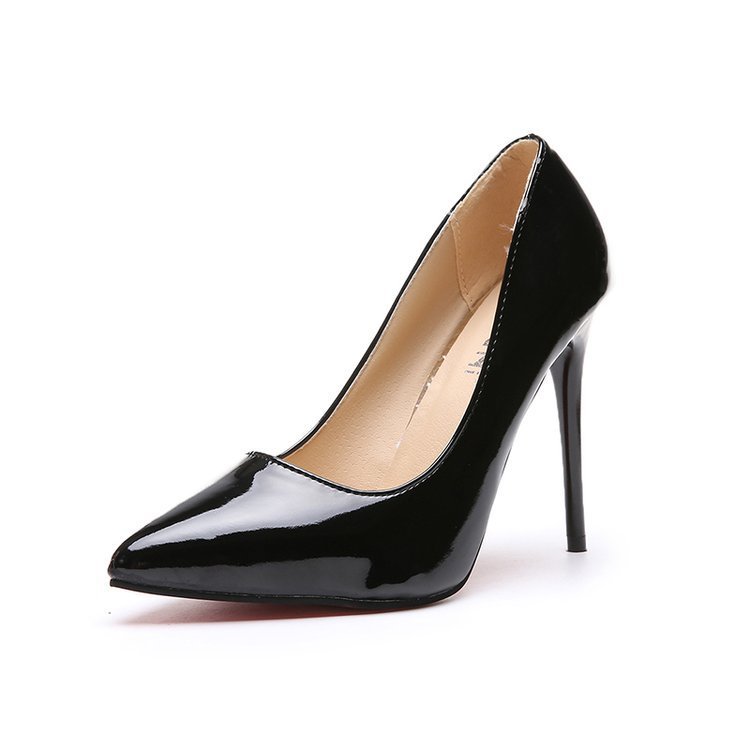Spring and summer new versatile rubber stiletto Pu single shoe