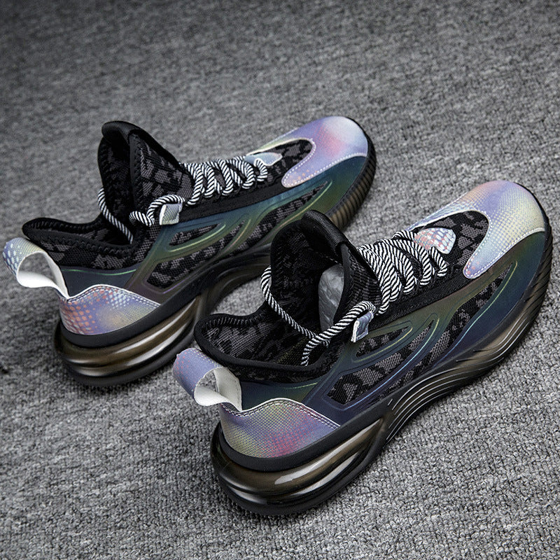 Sports mesh panel shoes