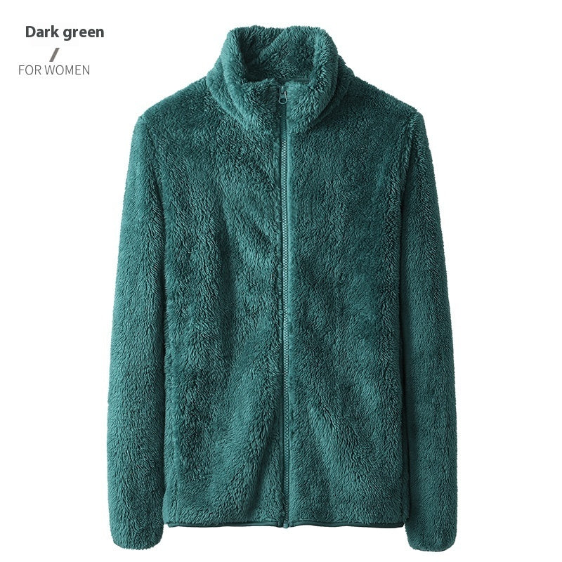 Women's Double-sided Fleece Coral Warm Hand Top