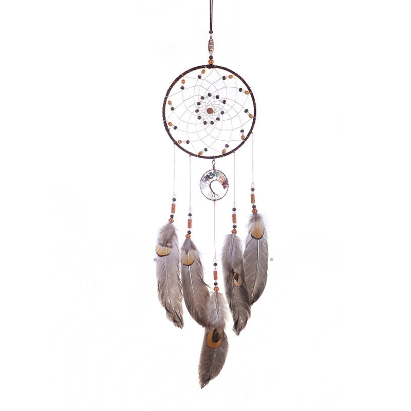 Vintage feather bell dream catcher
