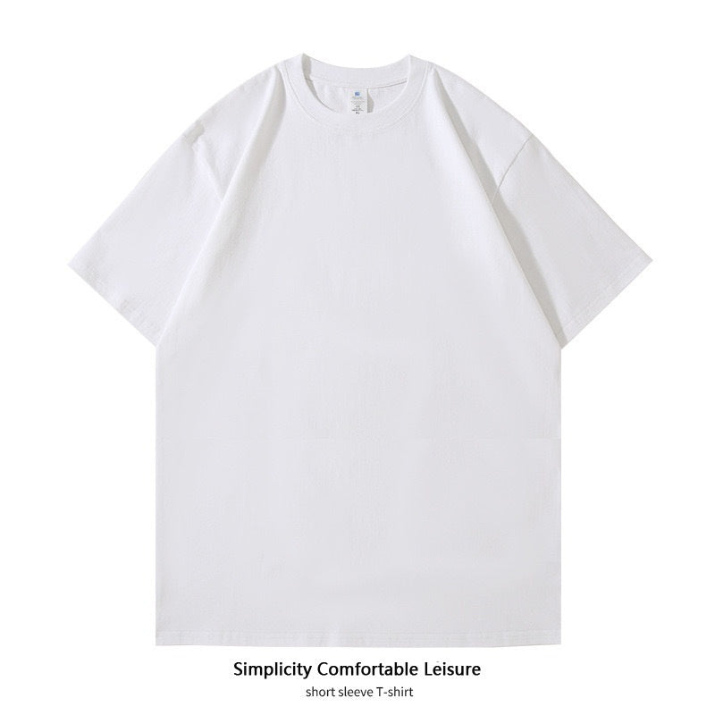 Pure Cotton Short-sleeve T-shirt Summer Men's Basic Style Short-sleeved Loose Top