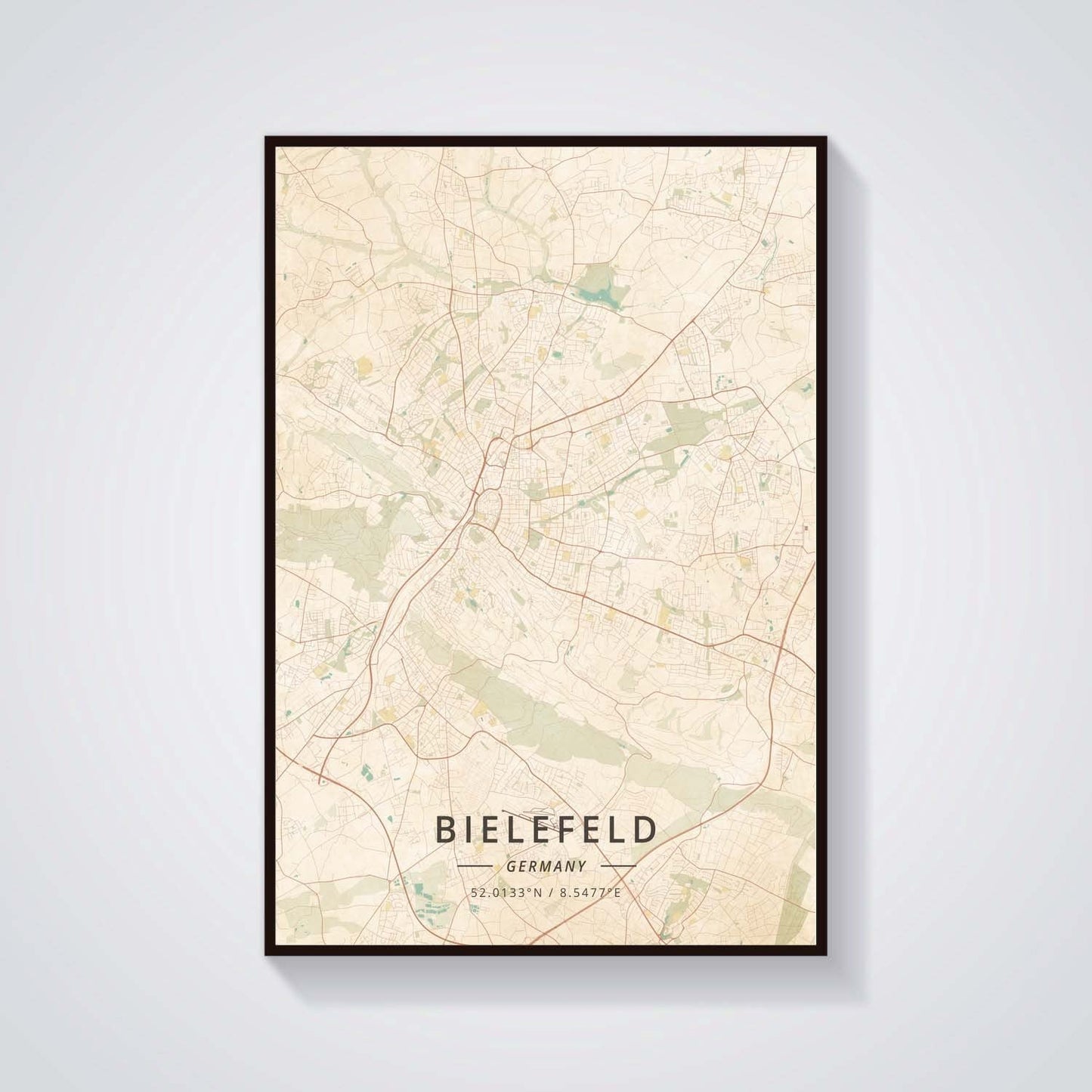 German Poster Custom Decorative Painting Canvas