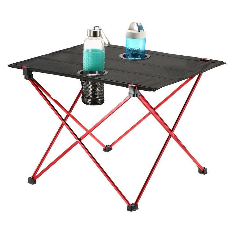 Aluminum alloy portable folding table
