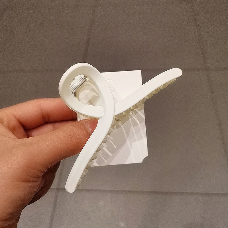 Frosted Clip Large Hair Clip Back Head Hair Clip Female Temperament Plate Hair Clip