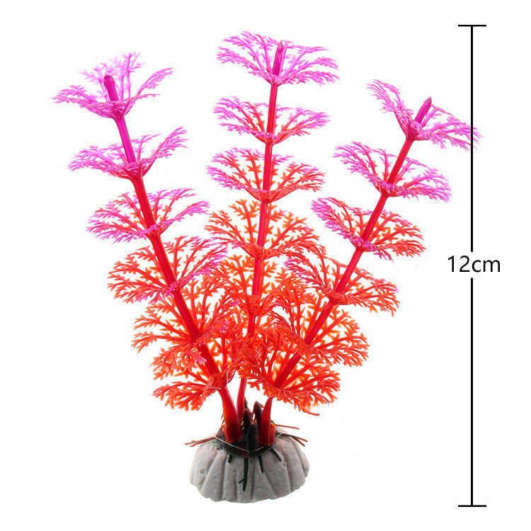 Plastic Simulation Of Fish Tank Landscaping Decoration