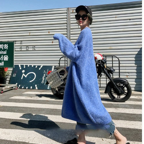 Long sweater dress