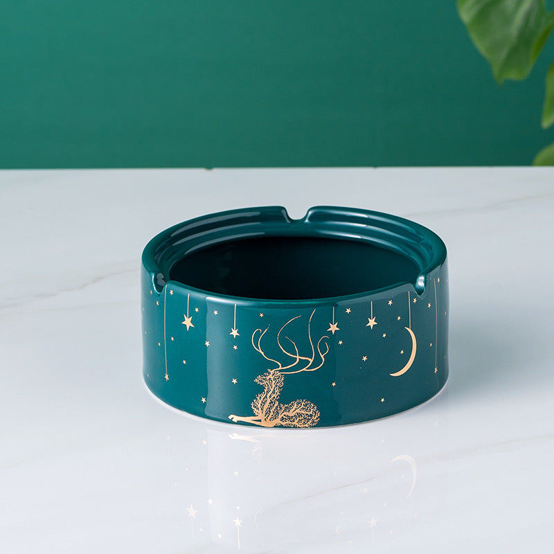 Ceramic Ashtray Large Living Room Office Home