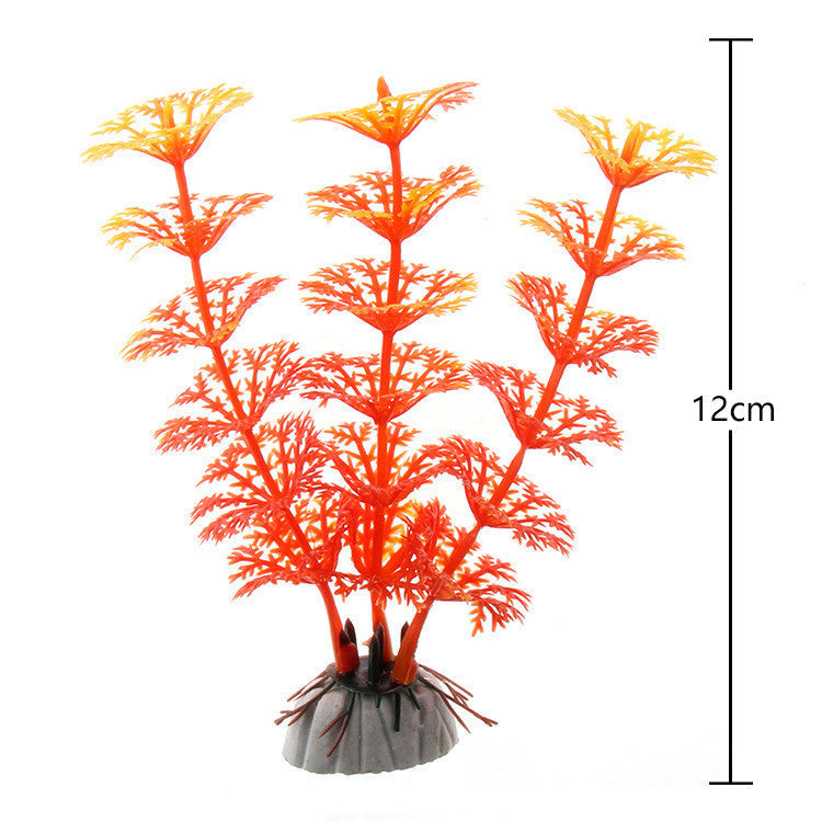 Plastic Simulation Of Fish Tank Landscaping Decoration