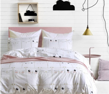 Amazon aliexpress standard size Hometextile bedding Tencel Quilt Set pillowcase three Suite