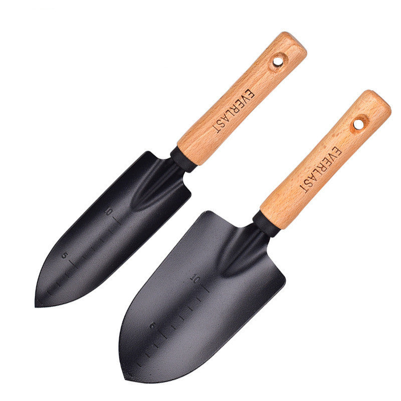 Balcony Vegetable Gardening Shovel Beech Black Scale