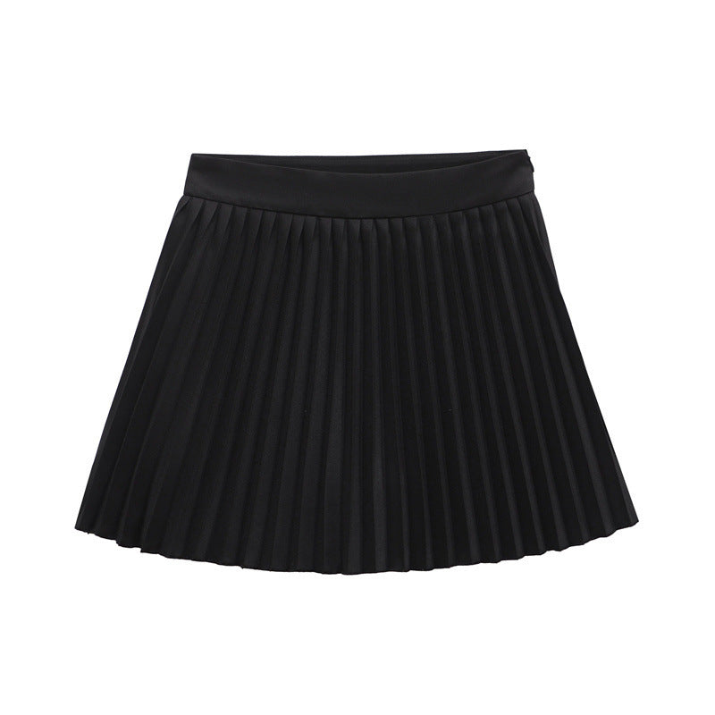 Multi-Color Wide Pleated Modern Fashion Culottes