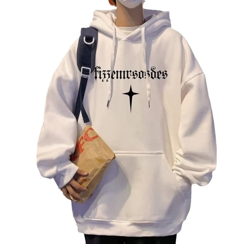 American High Street Print Heavy Hooded Loose