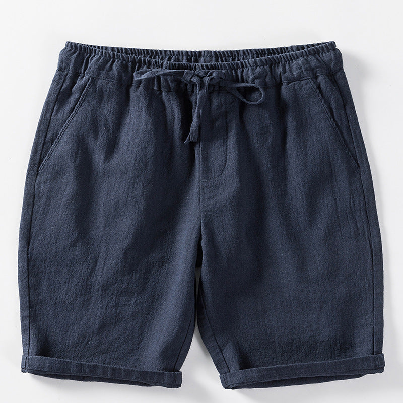 Summer Thin Baggy Straight Trousers Men's