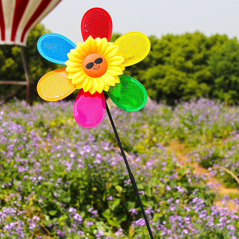 Sequin Sunflower Outdoor Garden Decoration