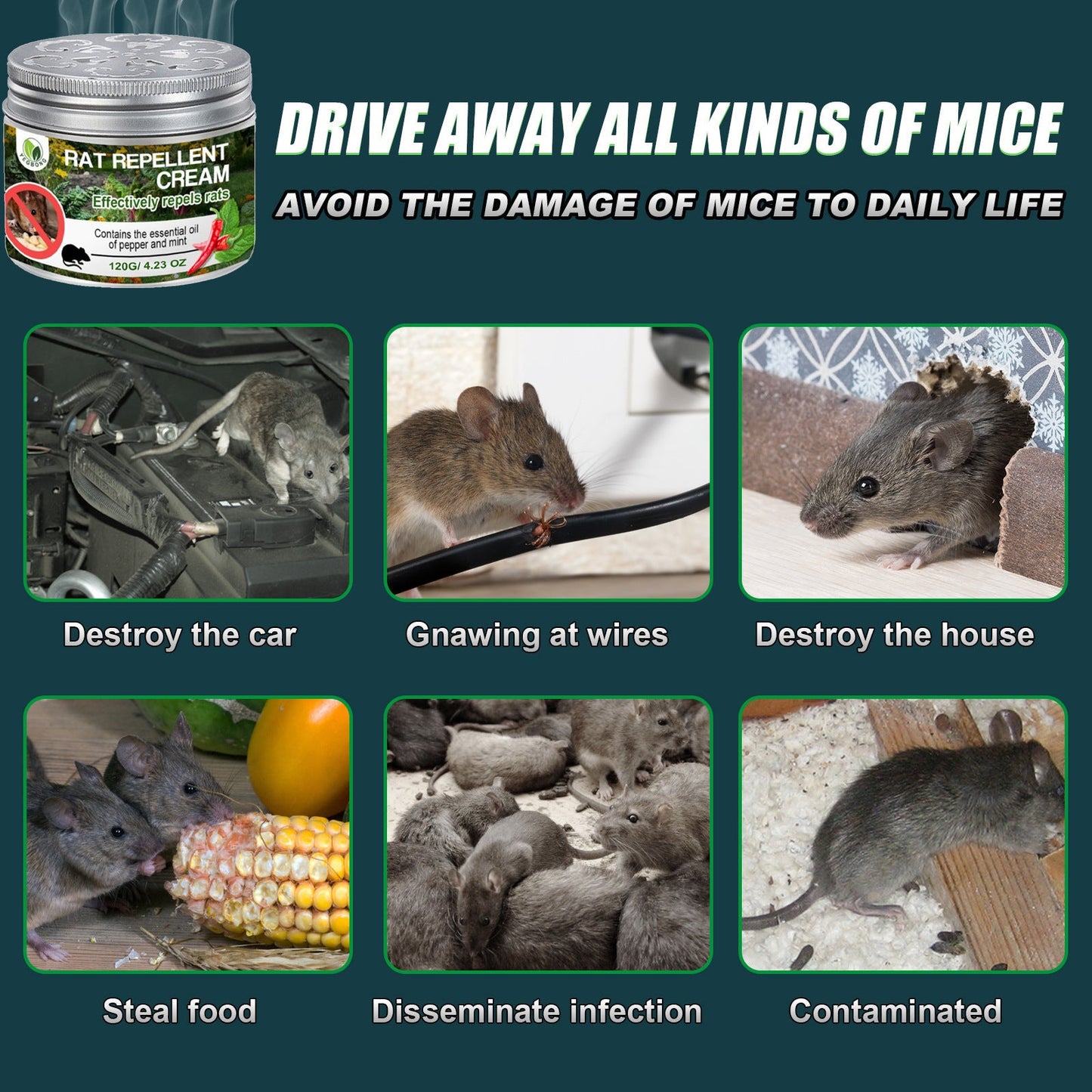 Gardening Household Rat Repellent Cream Vegetable Garden