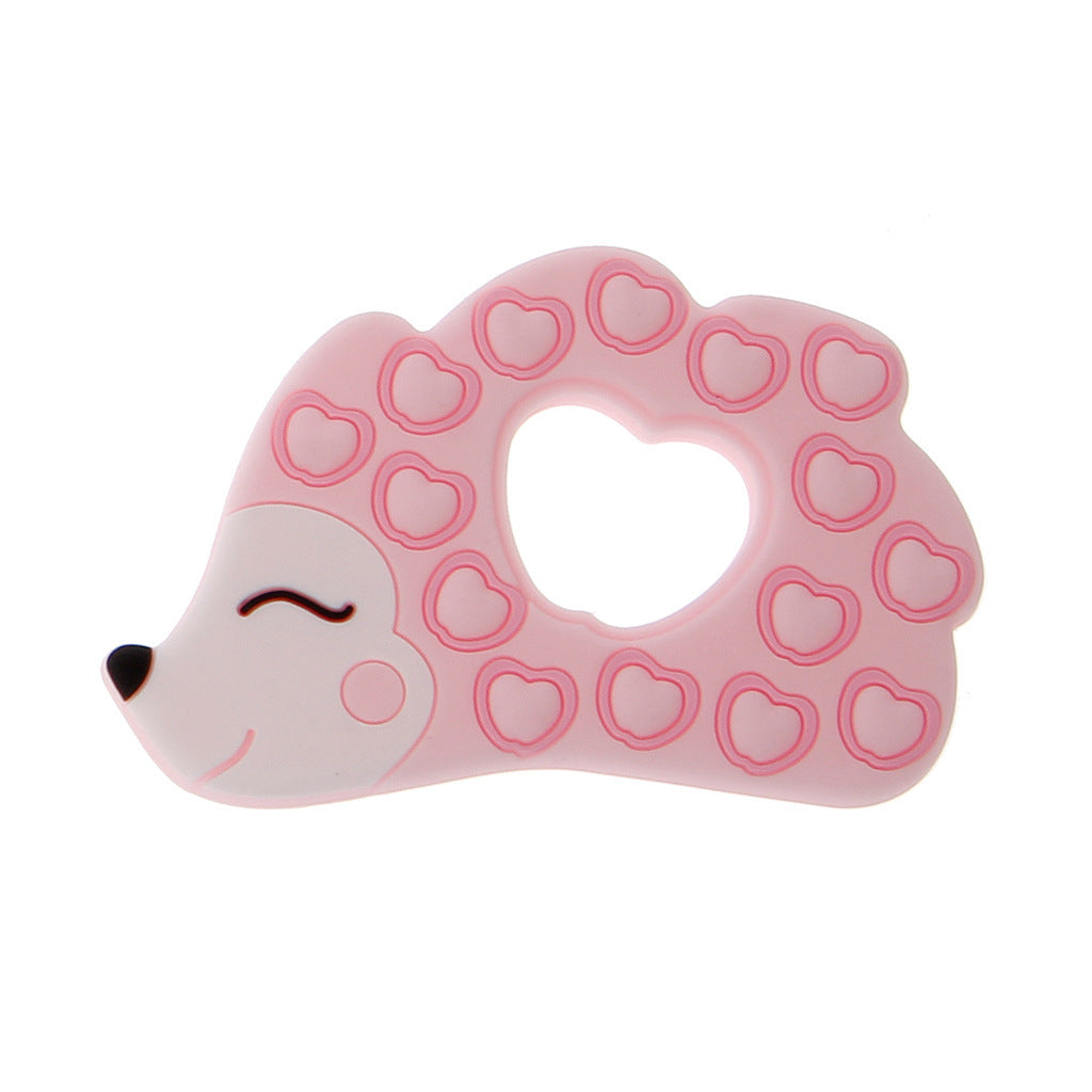 1pc Animal Series Teether Silicone Pendant Accessories Unicorn Raccoon Flamingos Teether