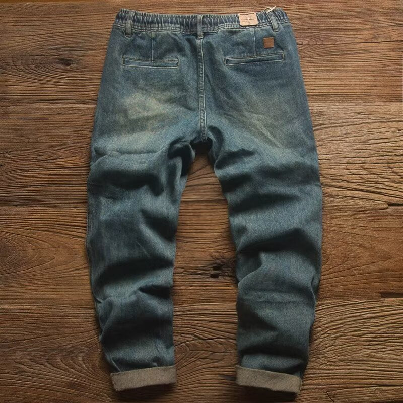 Autumn American Heavy Fashion Jeans Men