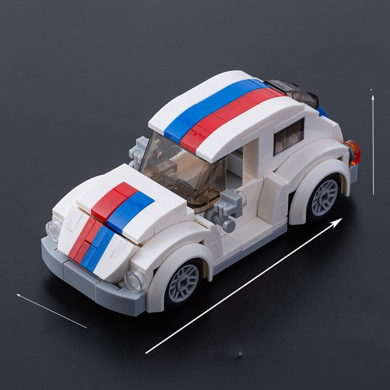 A Tesla Toy Car Piece-together Model Benefits Intelligence