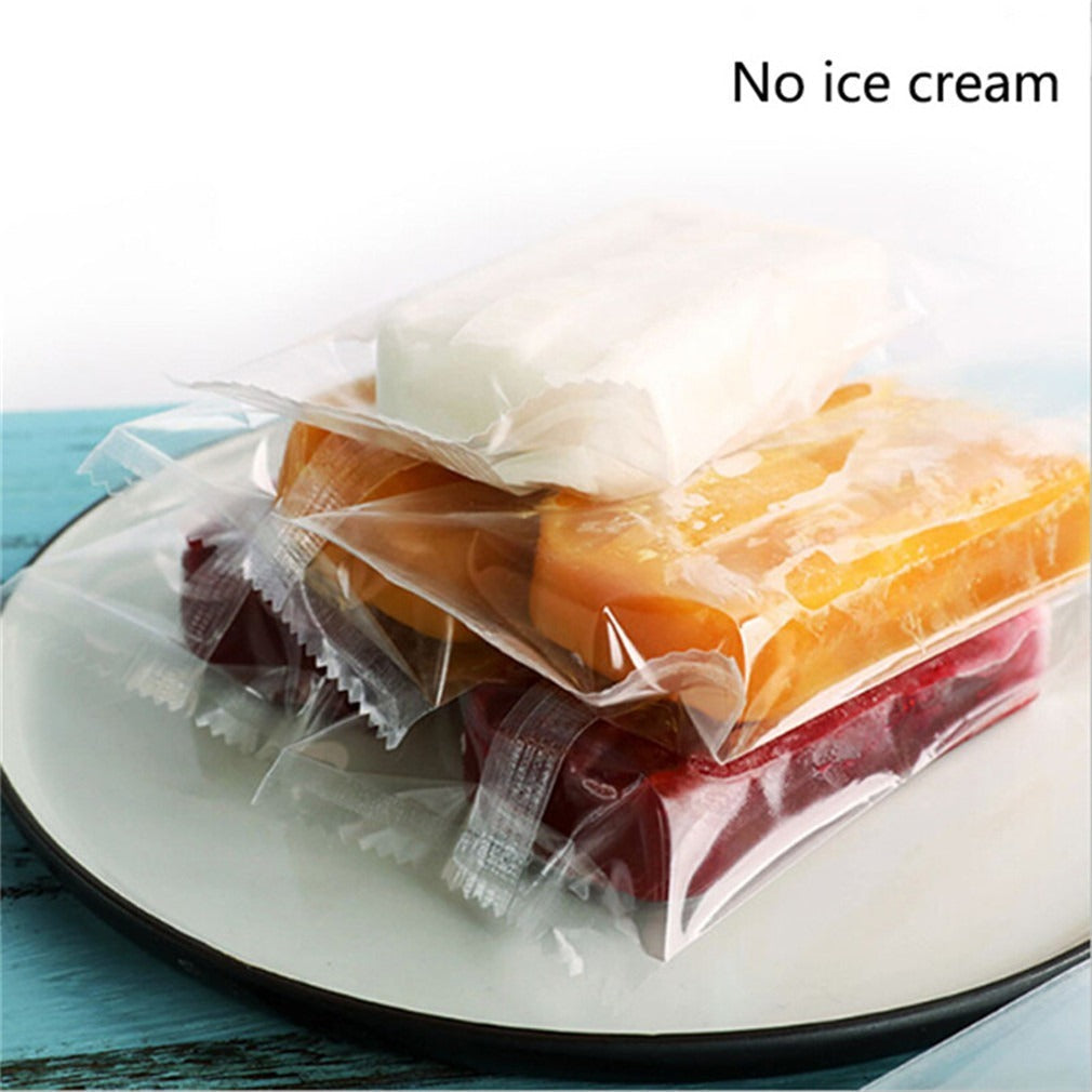 Transparent Ice Cream Packaging Bag Ice Cream Popsicle Bag