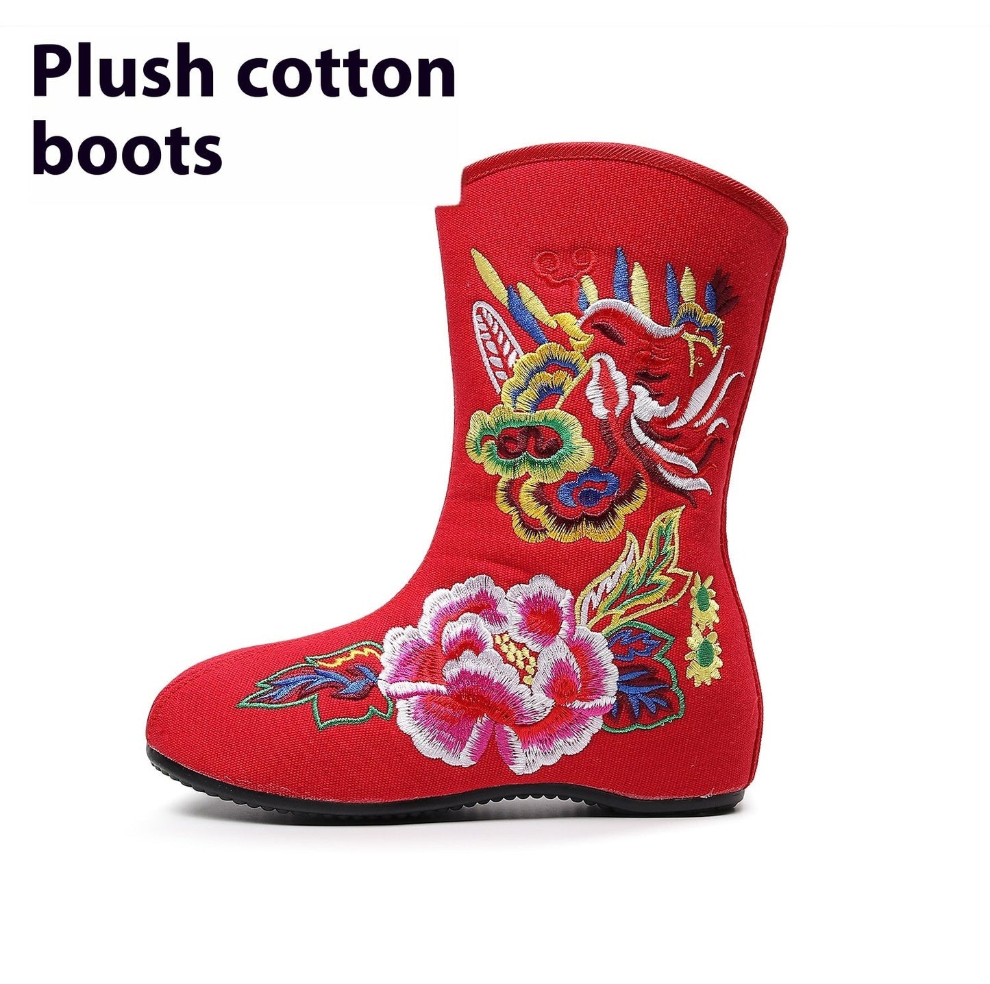 Embroidered Cloth Phoenix Peony Embroidered Women's Shoes