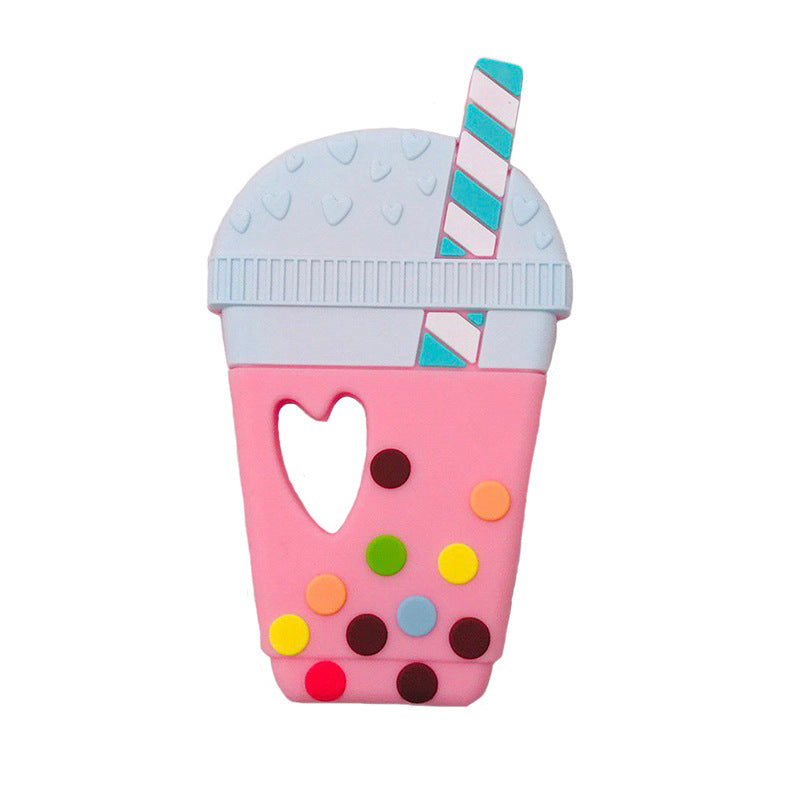 1pc Animal Series Teether Silicone Pendant Accessories Unicorn Raccoon Flamingos Teether