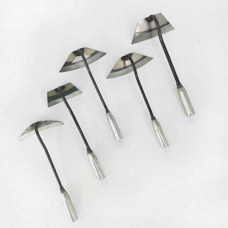 All-manganese Steel Gardening Hand-held Hoe All-steel Hardened Hollow Hoe