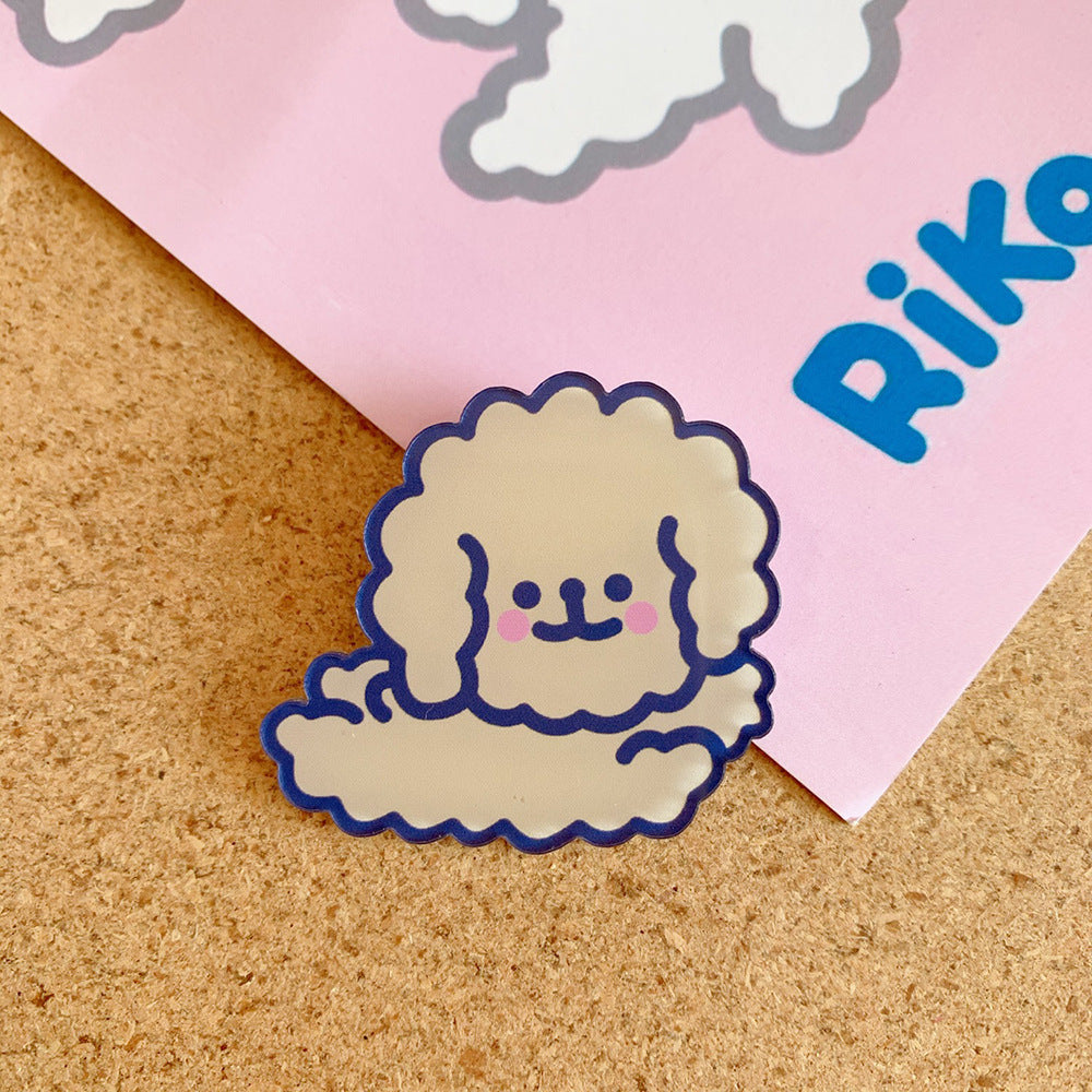 Small Brooch Cartoon Cute Rabbit Accessories Clothes Bag Pendant Badge Female