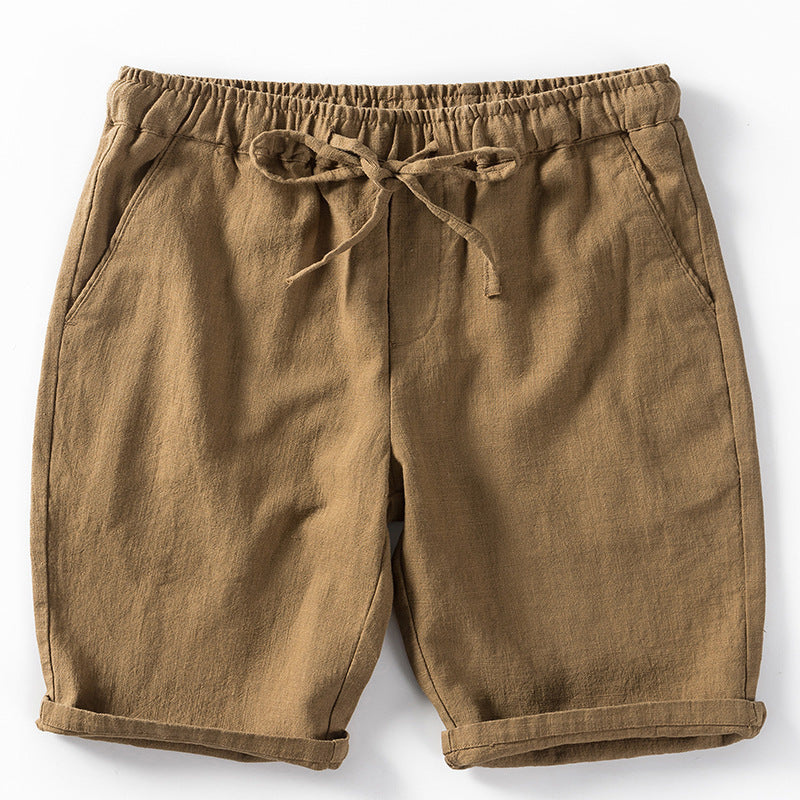 Summer Thin Baggy Straight Trousers Men's