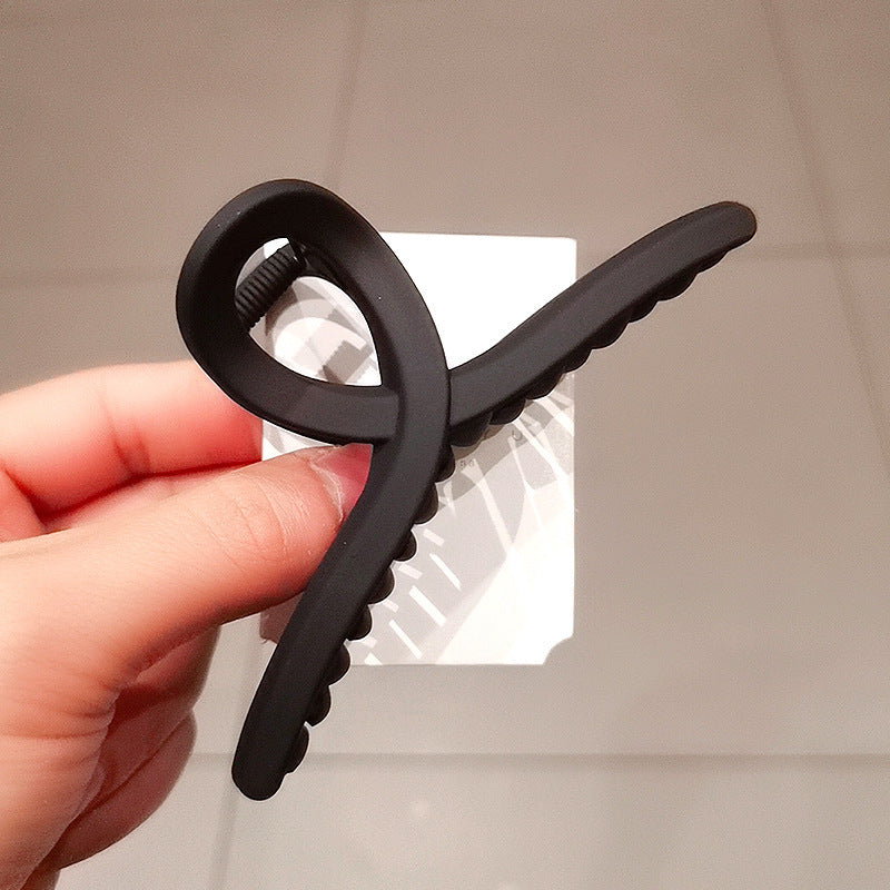 Frosted Clip Large Hair Clip Back Head Hair Clip Female Temperament Plate Hair Clip