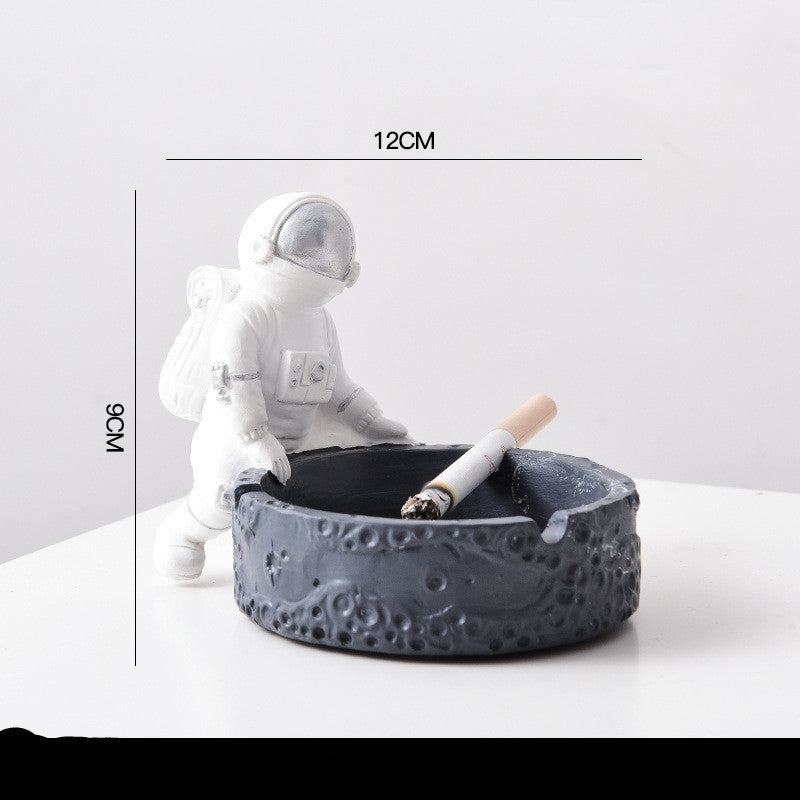 Cartoon astronaut ashtray