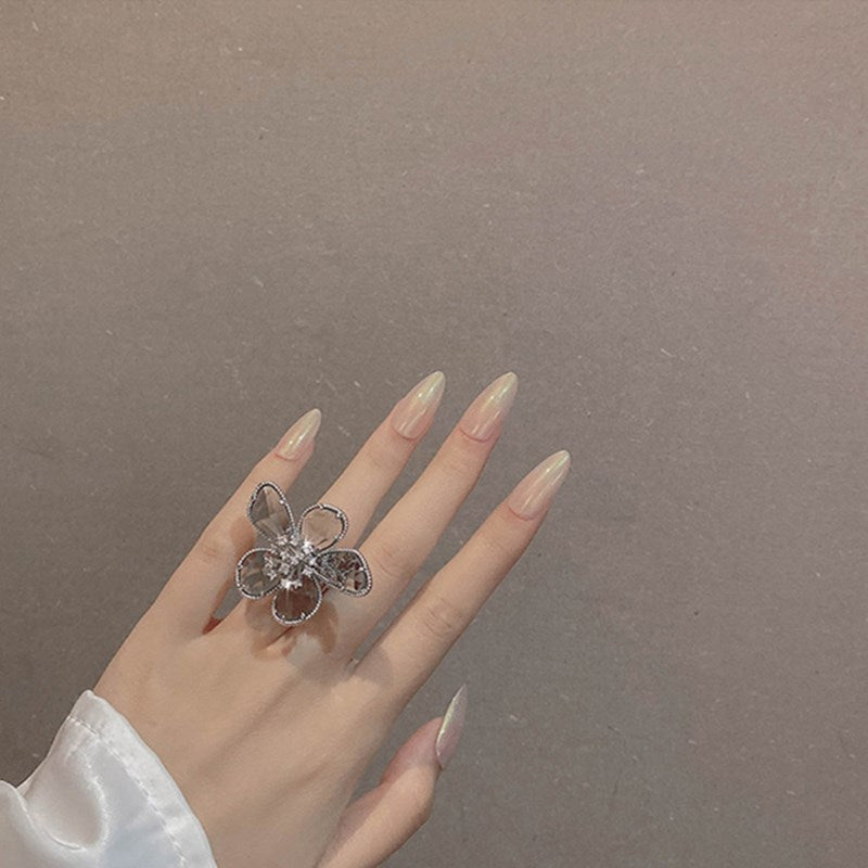 Zircon Butterfly Index Finger Ring