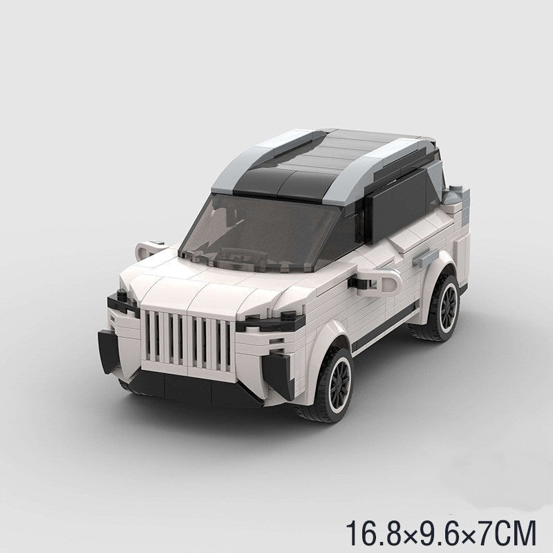 A Tesla Toy Car Piece-together Model Benefits Intelligence