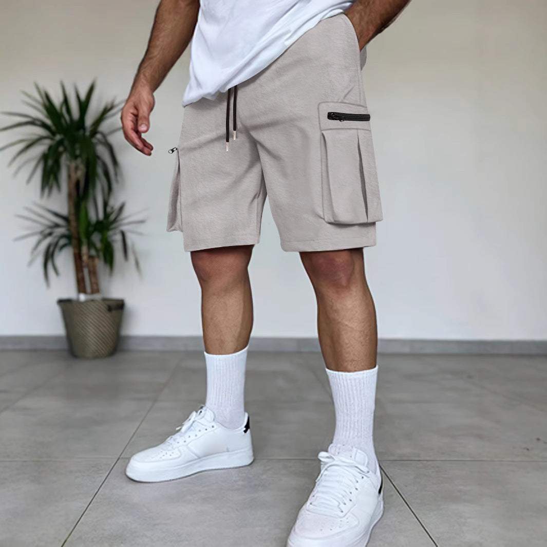 Outdoor Multi-Pocket Workwear Shorts