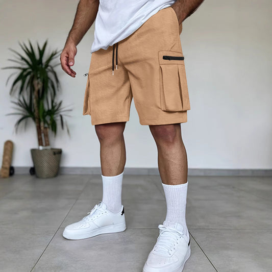 Outdoor Multi-Pocket Workwear Shorts