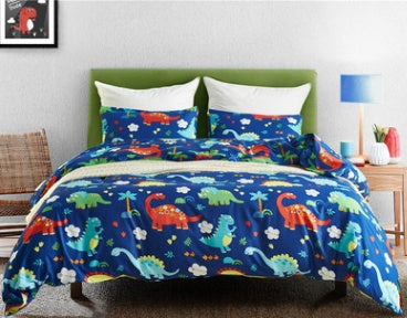 Amazon aliexpress standard size Hometextile bedding Tencel Quilt Set pillowcase three Suite