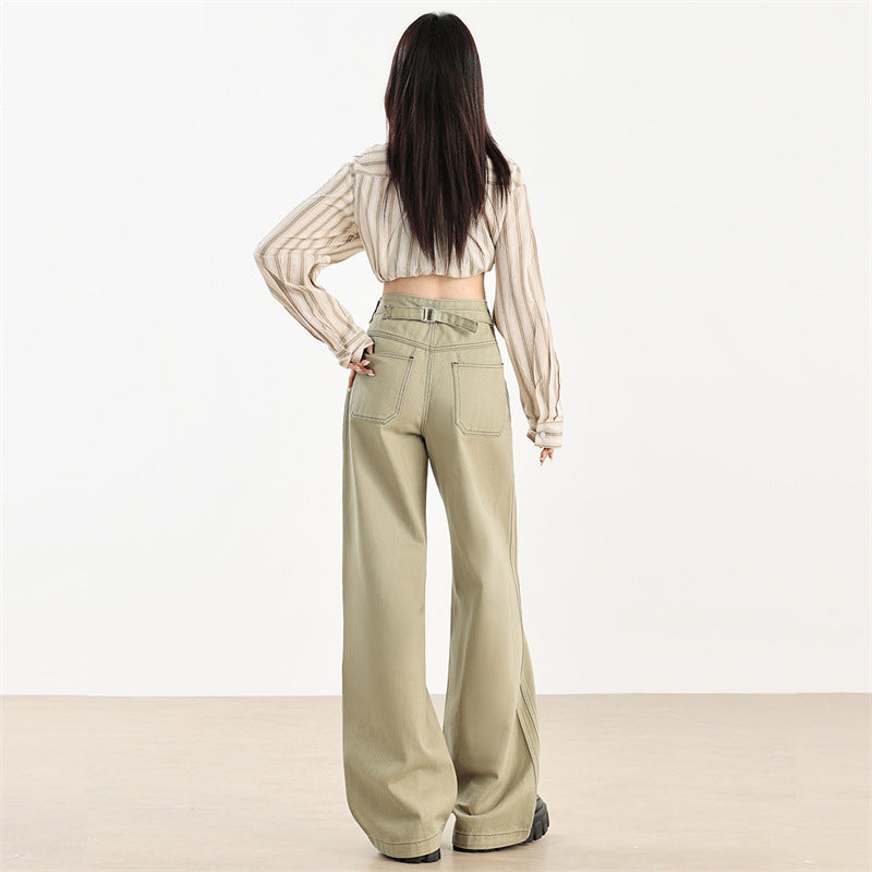 Fashion Women's Loose Straight Long Pants