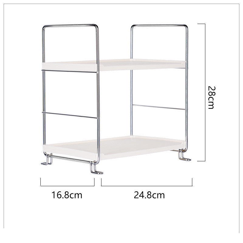 Rose Gold Tabletop Iron Rack